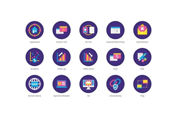 85 Internet Marketing Icons | Orchid