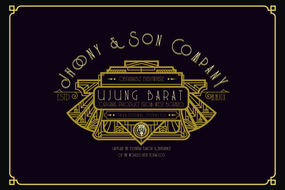 Jhoony Richmond Art Deco Font