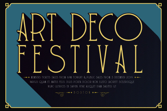 Jhoony Richmond Art Deco Font