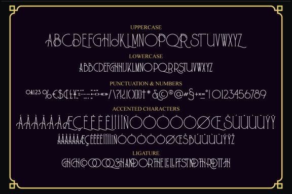 Jhoony Richmond Art Deco Font