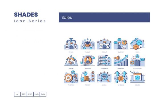 65 Sales Icons | Shades