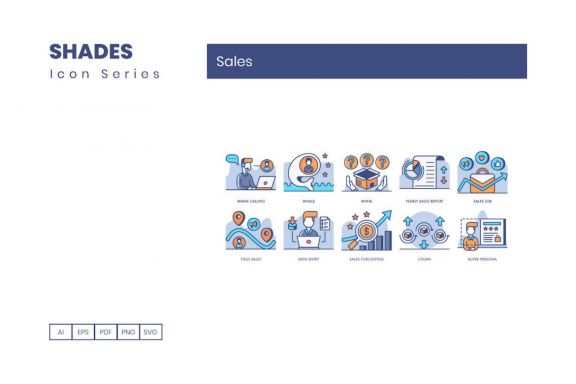 65 Sales Icons | Shades