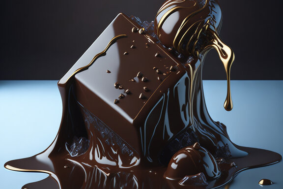 Chocolate Design And Realistic Chocolate background