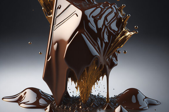 Chocolate Design And Realistic Chocolate background