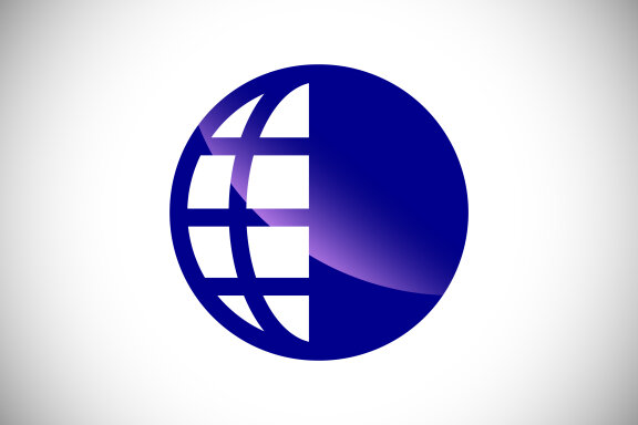 Earth logo design template. Globe icon sign symbol