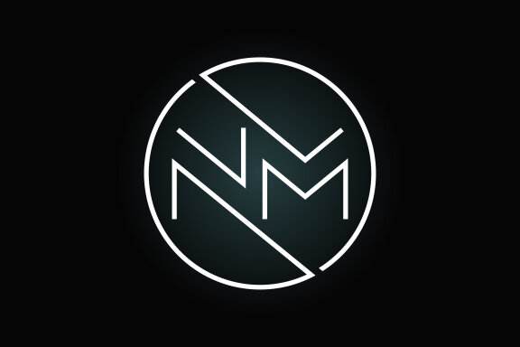 Letter N M Logo Design
