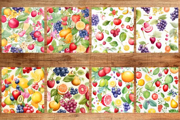Garden Fruit Pattern 
