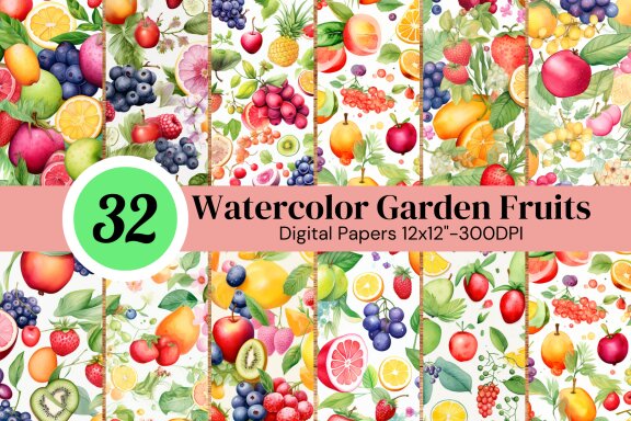 Garden Fruit Pattern 