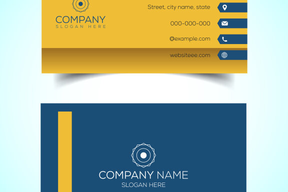 corporate business card template