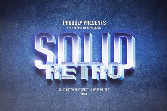 Solid Different Text Effect