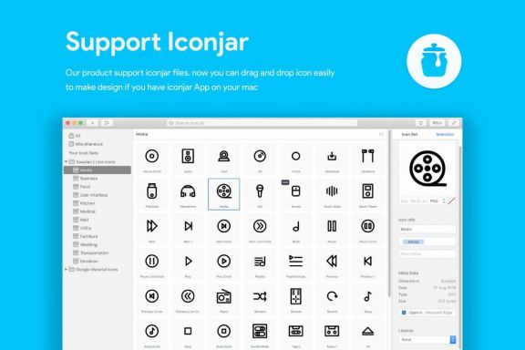 50 Multimedia Line Icon