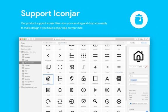 50 User Interface Line Icon