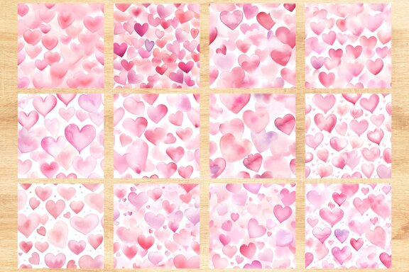  Love Pattern Valentine's Day Backgrounds