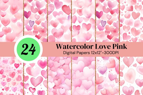  Love Pattern Valentine's Day Backgrounds