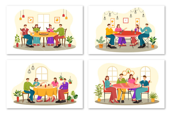 12 Double Date Illustration