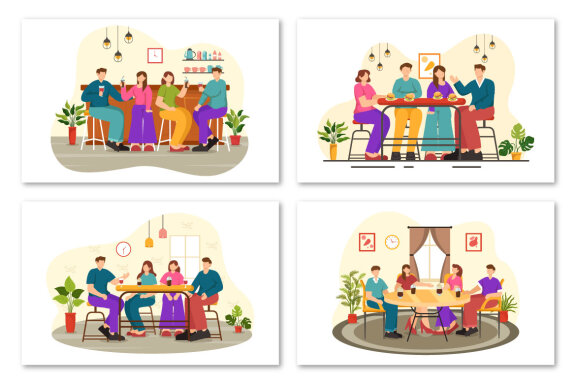 12 Double Date Illustration