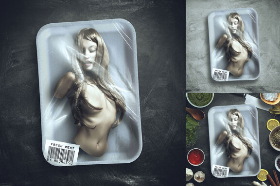 Fresh Meat Photoshop Template