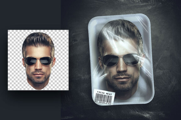 Fresh Meat Photoshop Template