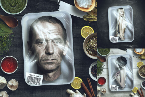 Fresh Meat Photoshop Template