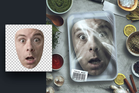 Fresh Meat Photoshop Template
