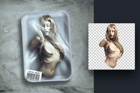 Fresh Meat Photoshop Template