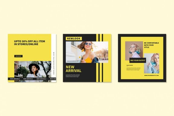 Yellow Instagram Templates