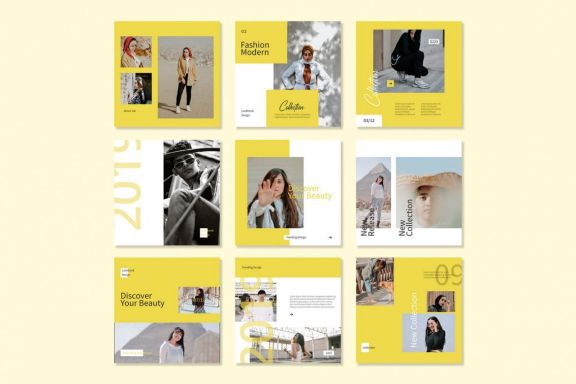 Yellow Instagram Templates