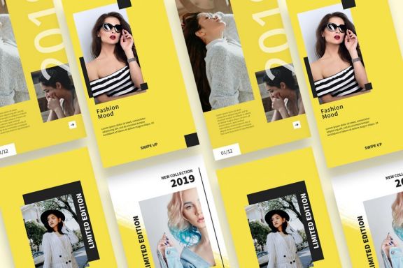 Yellow Instagram Templates