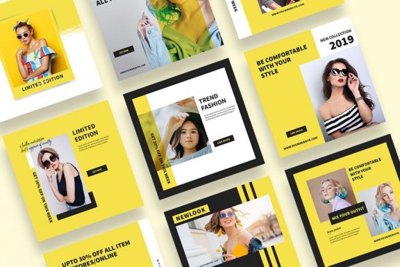 Yellow Instagram Templates
