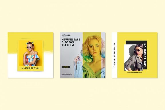 Yellow Instagram Templates