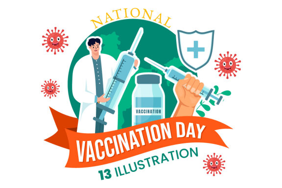 13 National Vaccination Day Illustration