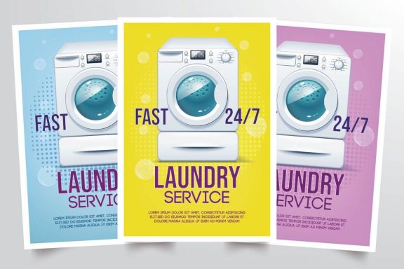 Laundry Flyer Template