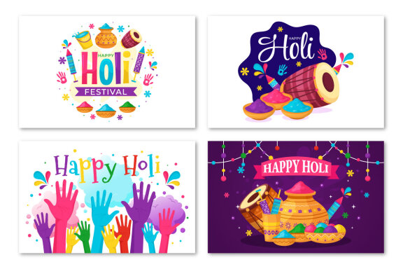 13 Happy Holi Festival Illustration