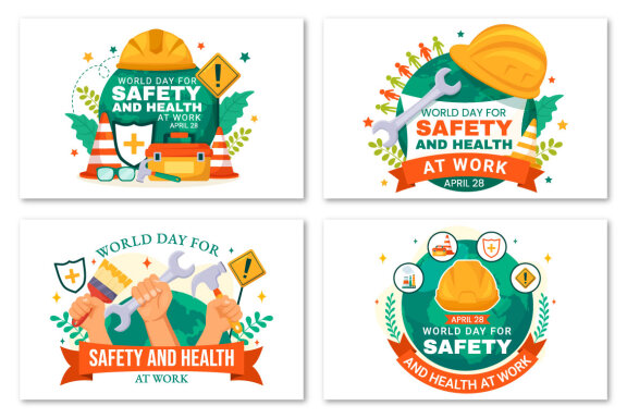 14 World Day for Safety and Health at Work Illustration
