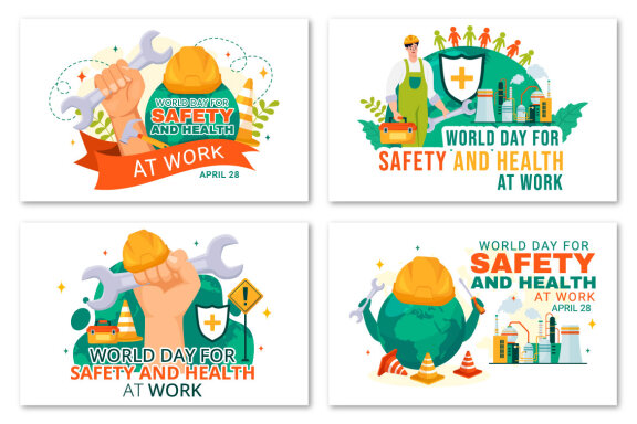 14 World Day for Safety and Health at Work Illustration