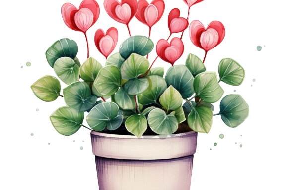 Valentines Day Pink Plant