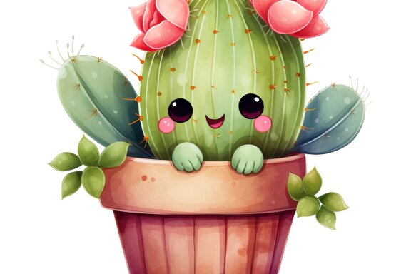 Cactus Green Valentine