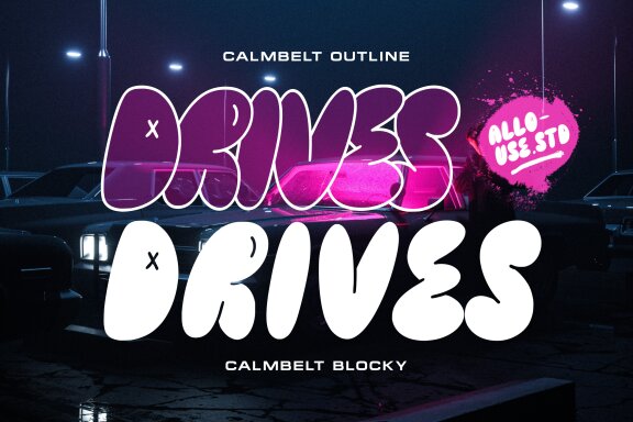 Calmbelt Graffiti Font