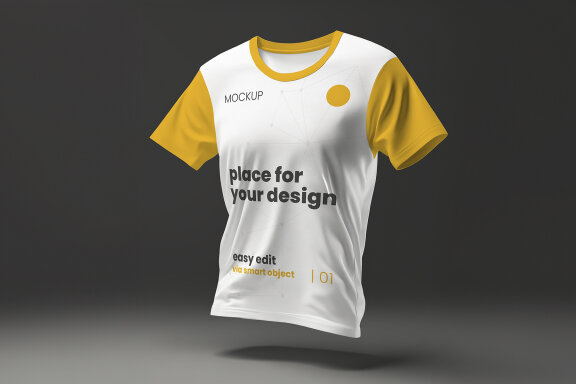 Shirt Floating Design Mockups