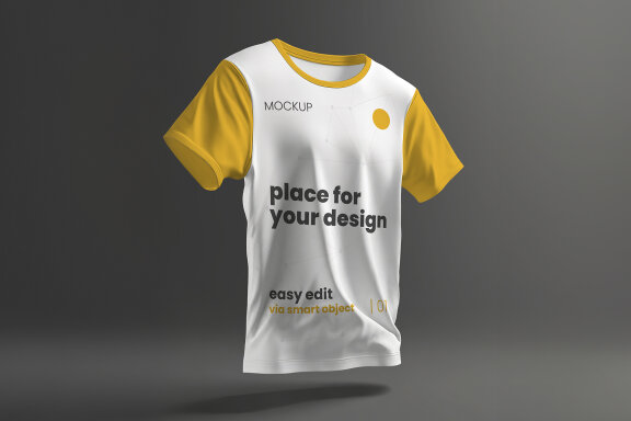 Shirt Floating Design Mockups