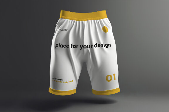 Short Floating Mockup