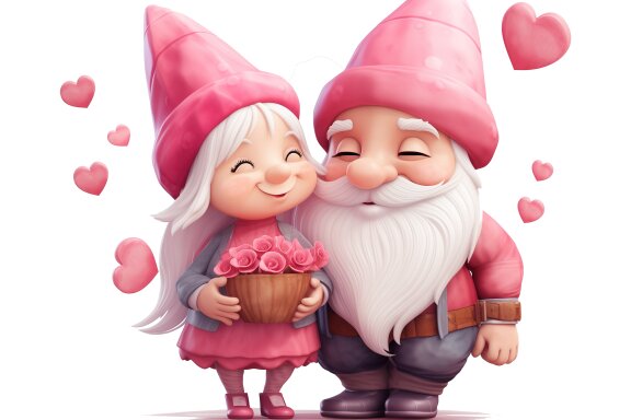 Gnome Cute Love
