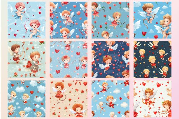 Cupid Valentine Pattern