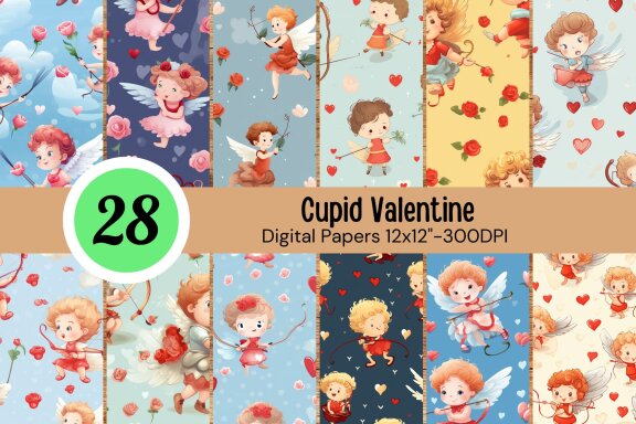 Cupid Valentine Pattern