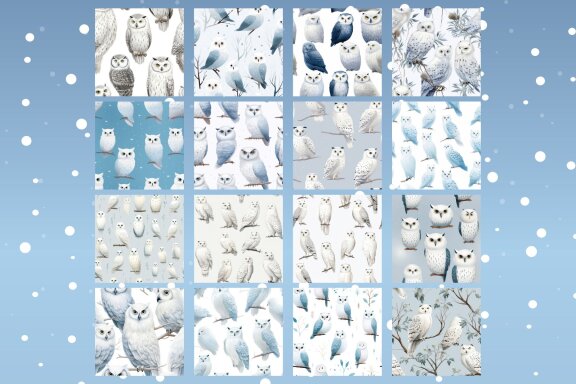 Pattern Of Snowy Owls