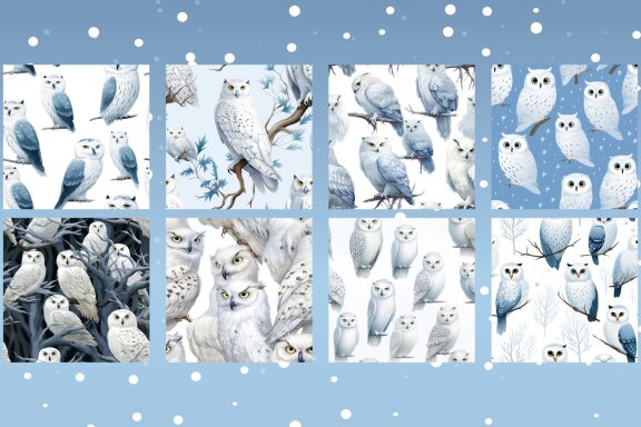 Pattern Of Snowy Owls
