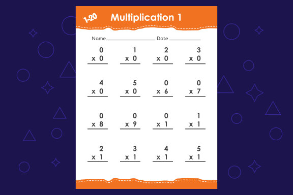 Basic math multiplication for kids