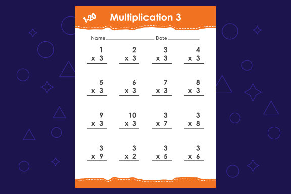 Basic math multiplication for kids
