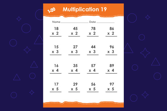 Basic math multiplication for kids