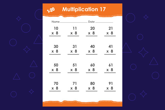 Basic math multiplication for kids